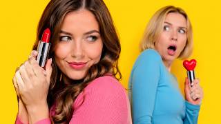SNEAKING MAKEUP EVERYWHERE || Funny Situations & DIY Tips | Beauty Ideas by 123 GO! Genius