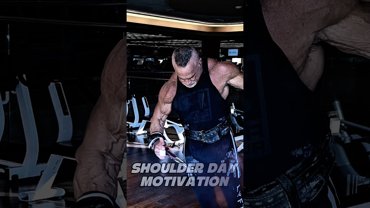 SHOULDER DAY MOTIVATION #workout #motivation #muscle #shoulders