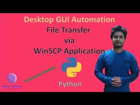 WinSCP File transfer automation using Pywinauto || Python