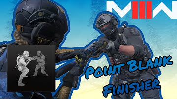 Point Blank Finishing Move (PLAYSTATION EXCLUSIVE LOCKPICK OPERATOR) | Modern Warfare III