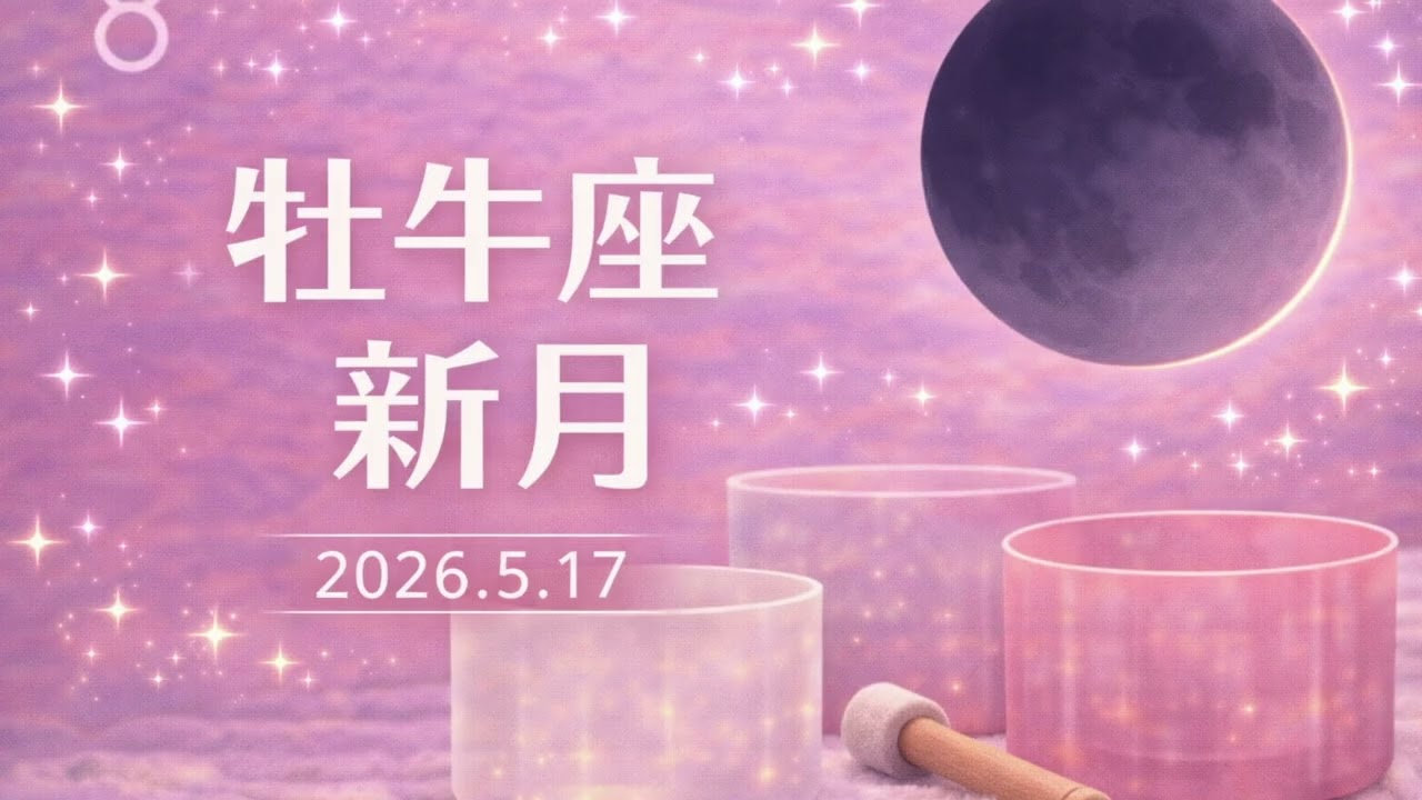 2026年5月17日 牡牛座新月クリスタルボウル | クリスタルボウル