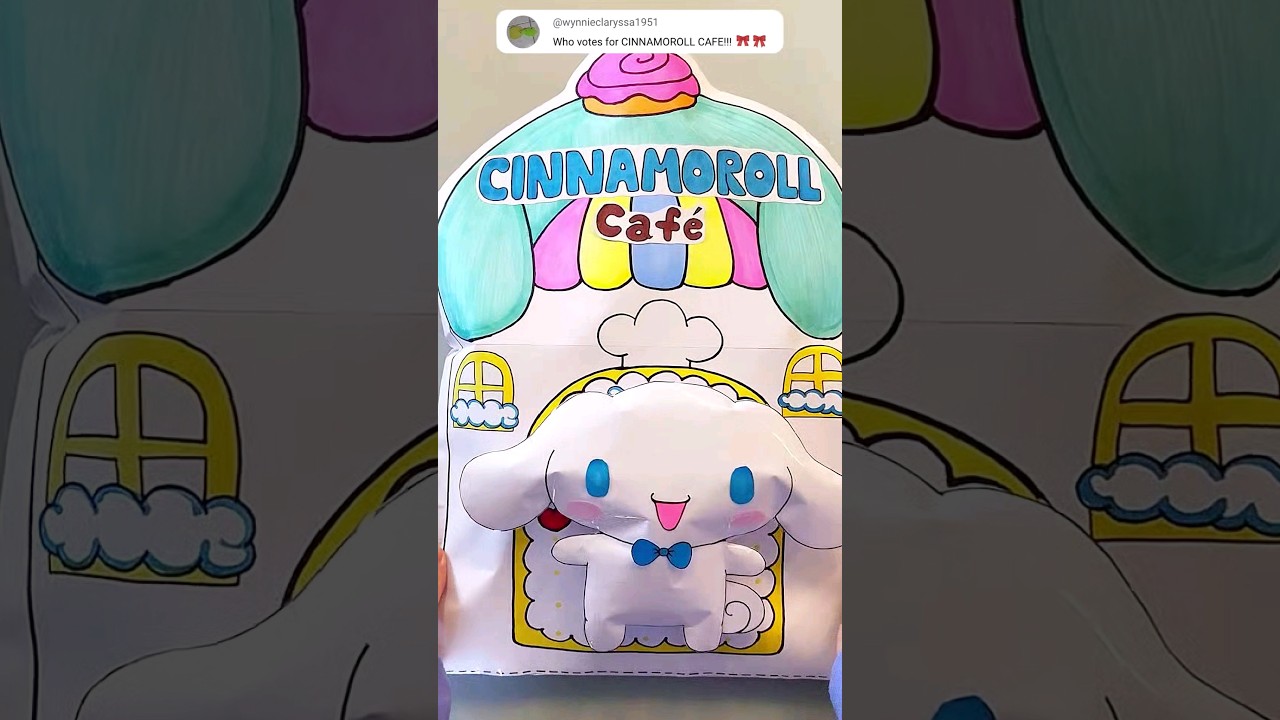 cinnamoroll blind bag 🩵 cafe with cute foods 