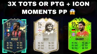 3 MORE TOTS OR PTG PLAYER PICKS  + BIG W FROM ICON MOMENTS PP  - #FIFA21 ULTIMATE TEAM