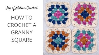 How To Crochet A Granny Square Tutorial