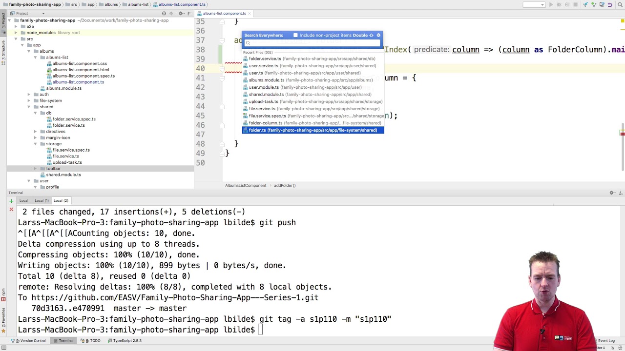 The Advanced Photo Sharing App | S1p110 | Remove columns when clicking already visible folders