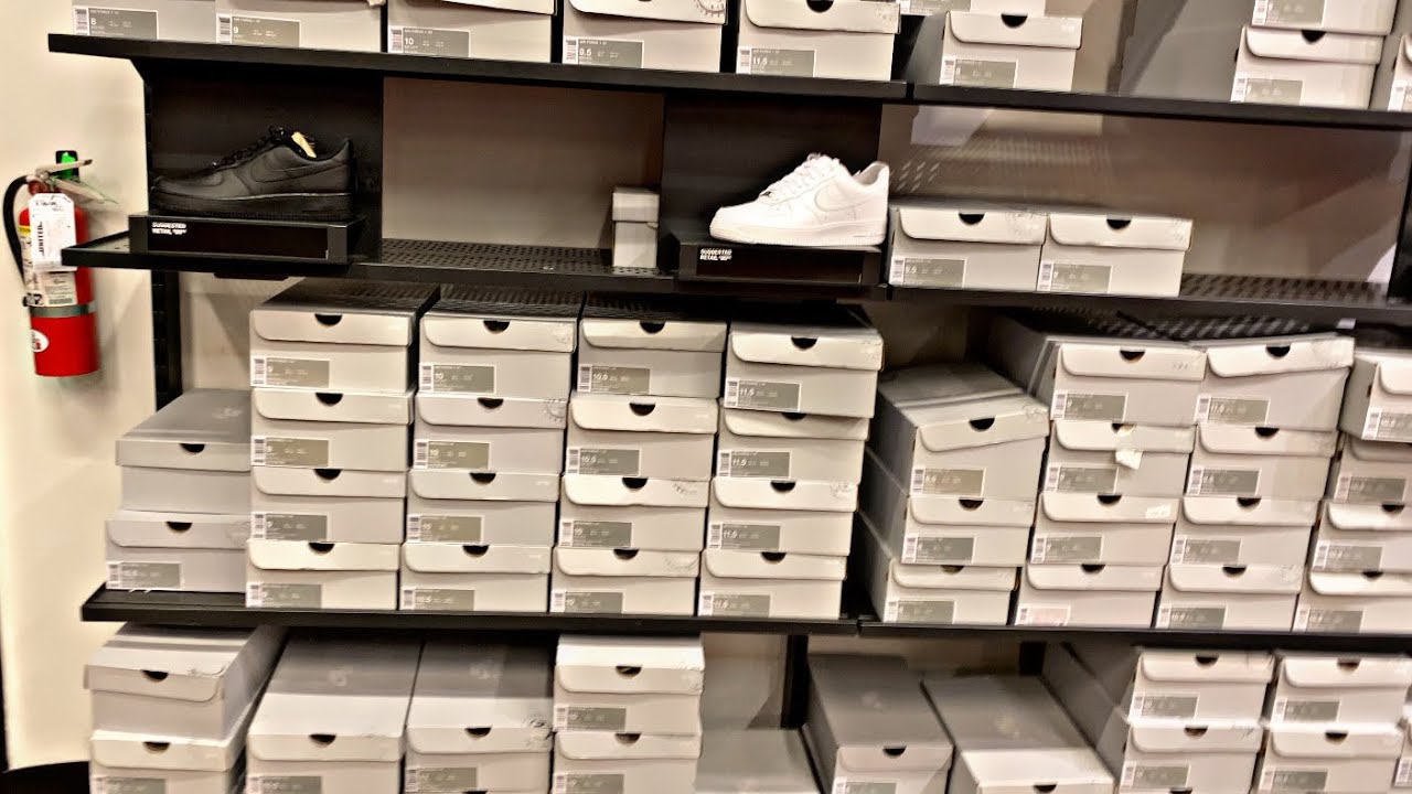 Footpad jury Ooze Nike Outlet had tons of Air Force 1's on deck!!! - YouTube