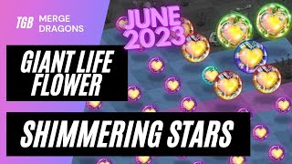 Merge Dragons Shimmering Stars Event First Giant Life Flower June 2023