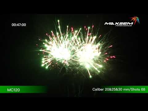 Видео: Батарея салютов OLIMPIC (68/0,8; 1; 1,2) MC120