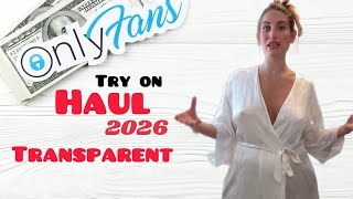 4K Try-On Haul Transparent Clothes,Bikinis & Lingerie See Everything