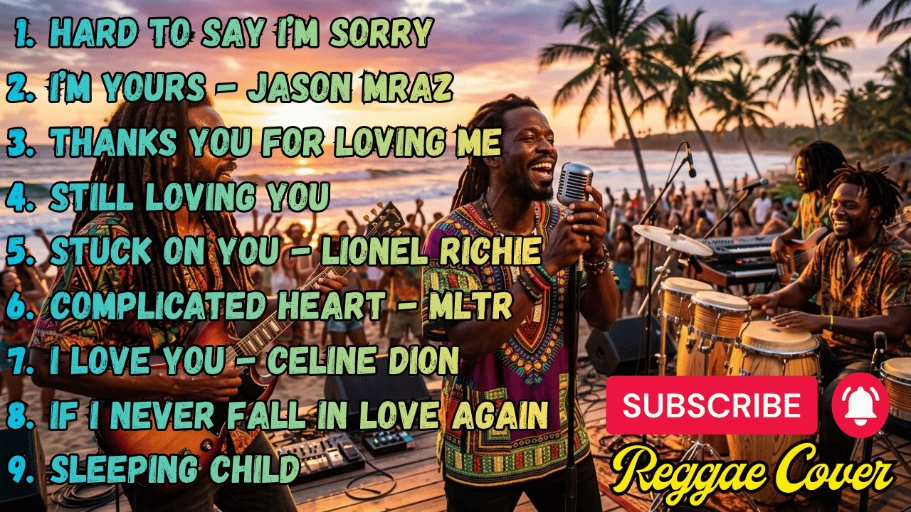 HARD TO SAY IM SORRY - CHICAGO Reggae Love Song 🌴 | Sunset Beach
