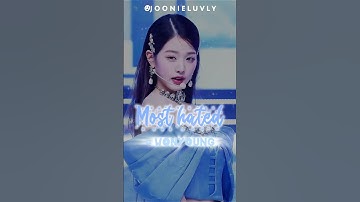 the most hated vs most loved members of each k-pop group [#kpop #fypシ #gaeul #ive #blackpink #gidle]
