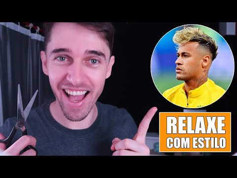 CORTANDO SEU CABELO estilo NEYMAR | ASMR cabeleireiro