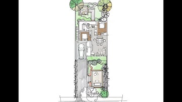 Draw a quick Floor Plan and Landscape Design using Procreate app.Ipad pro