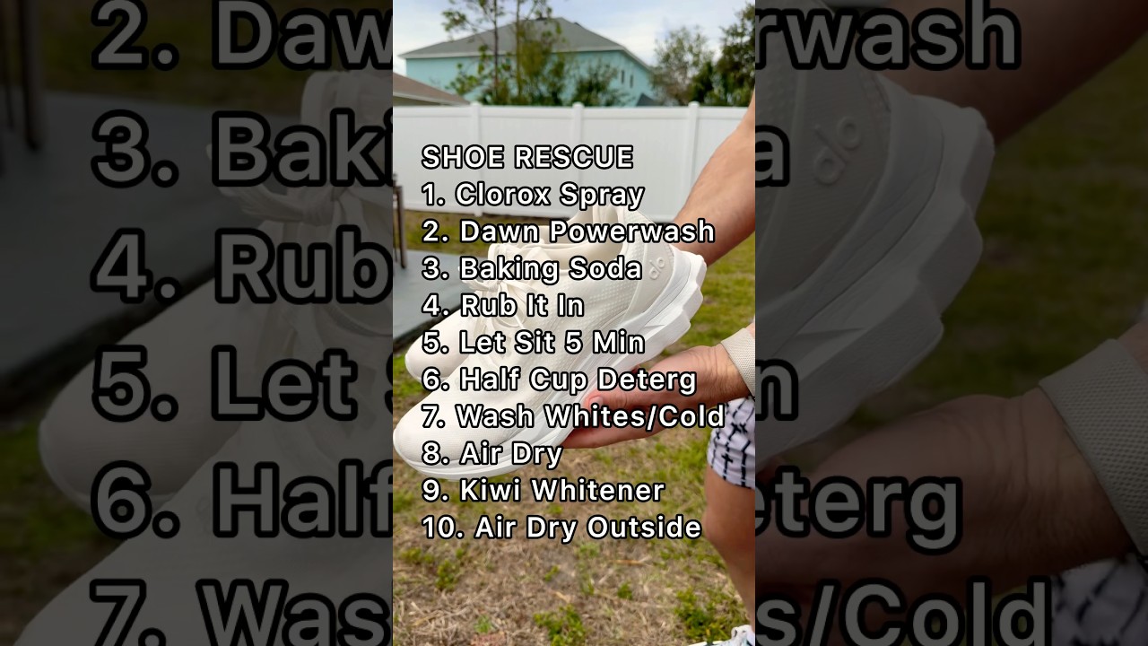 Got dirty white shoes? Watch this ASAP