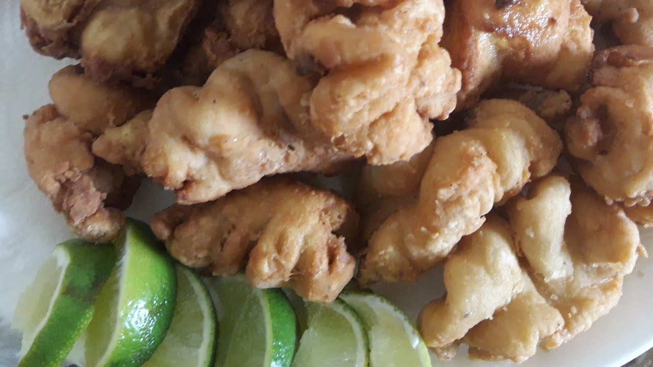 Tripa frita crocante