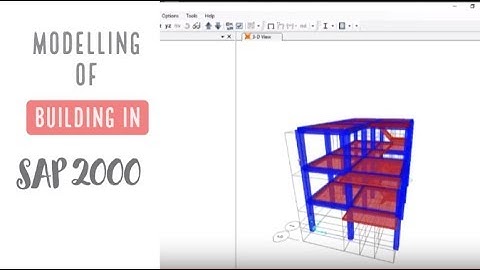 SAP 2000 Tutorial For Beginners [Chapter 3]: Modelling of a Building