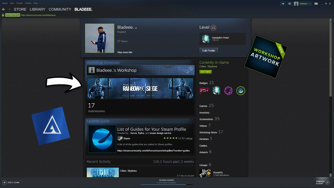 NEW STEAM PROFILE ANIMATED WORKSHOP (2021) - YouTube