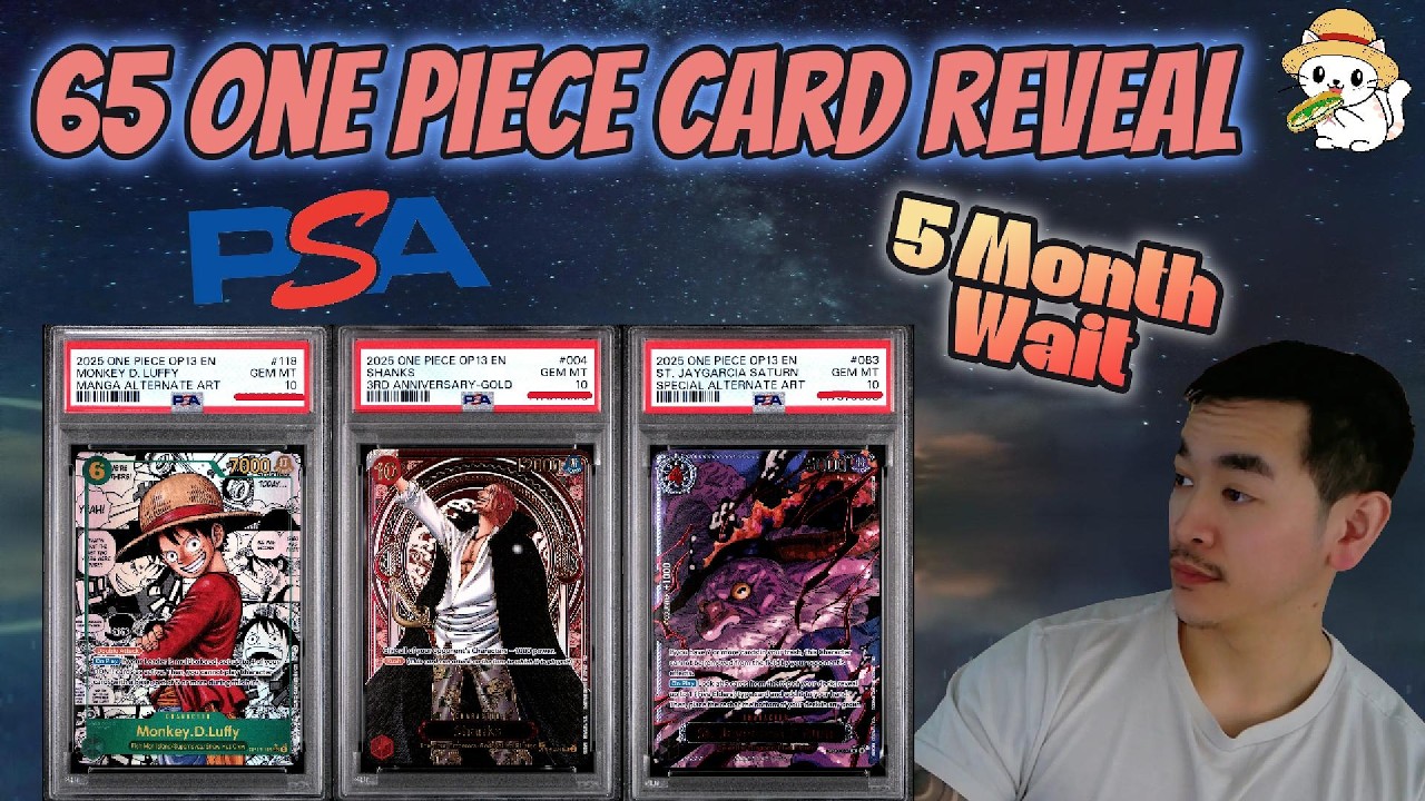 I waited 5 Months for this!! | 65 card One Piece TCG PSA Card Reveal