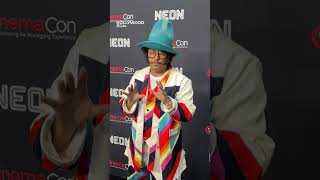 Boots Riley has fun on the NEON carpet for I Love Boosters at CinemaCon