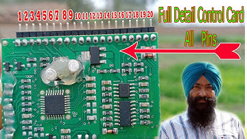 Full detail sinewave inverter control card with diagram amaron.exide,ace