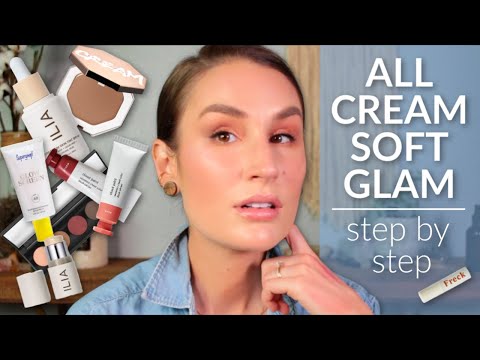 ALL CREAM SOFT GLAM MAKEUP | Step-by-Step Tutorial + Techniques