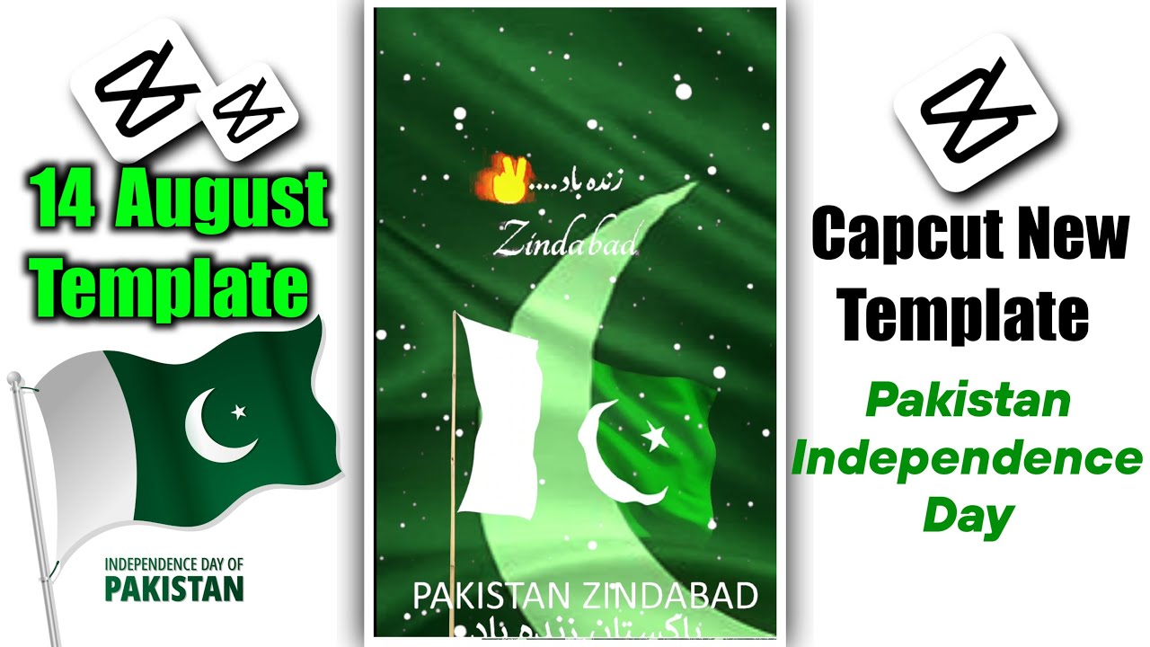 14 August Video Template In Capcut|| pak independence day