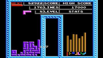 Game xếp hình , xếp gạch ( Tetris ) NES