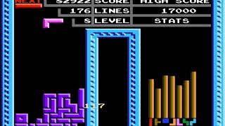 Game xếp hình , xếp gạch ( Tetris ) NES screenshot 5