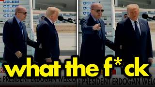 WH stunned as it happens on camera