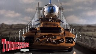 The Bridge Collapses Under The Weight Of The Martian Probe Rocket - Thunderbirds