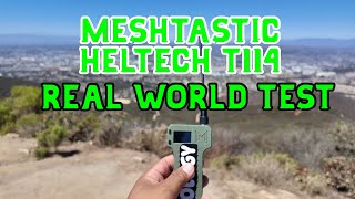 Real World Meshtastic Test with 2 Heltec T114s