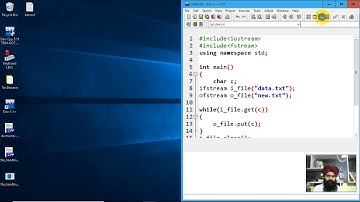 46 copy the content of one file to another c++