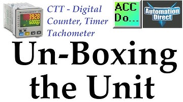 Revolutionary CTT: 3-in-1 Counter, Timer & Tachometer Unit!