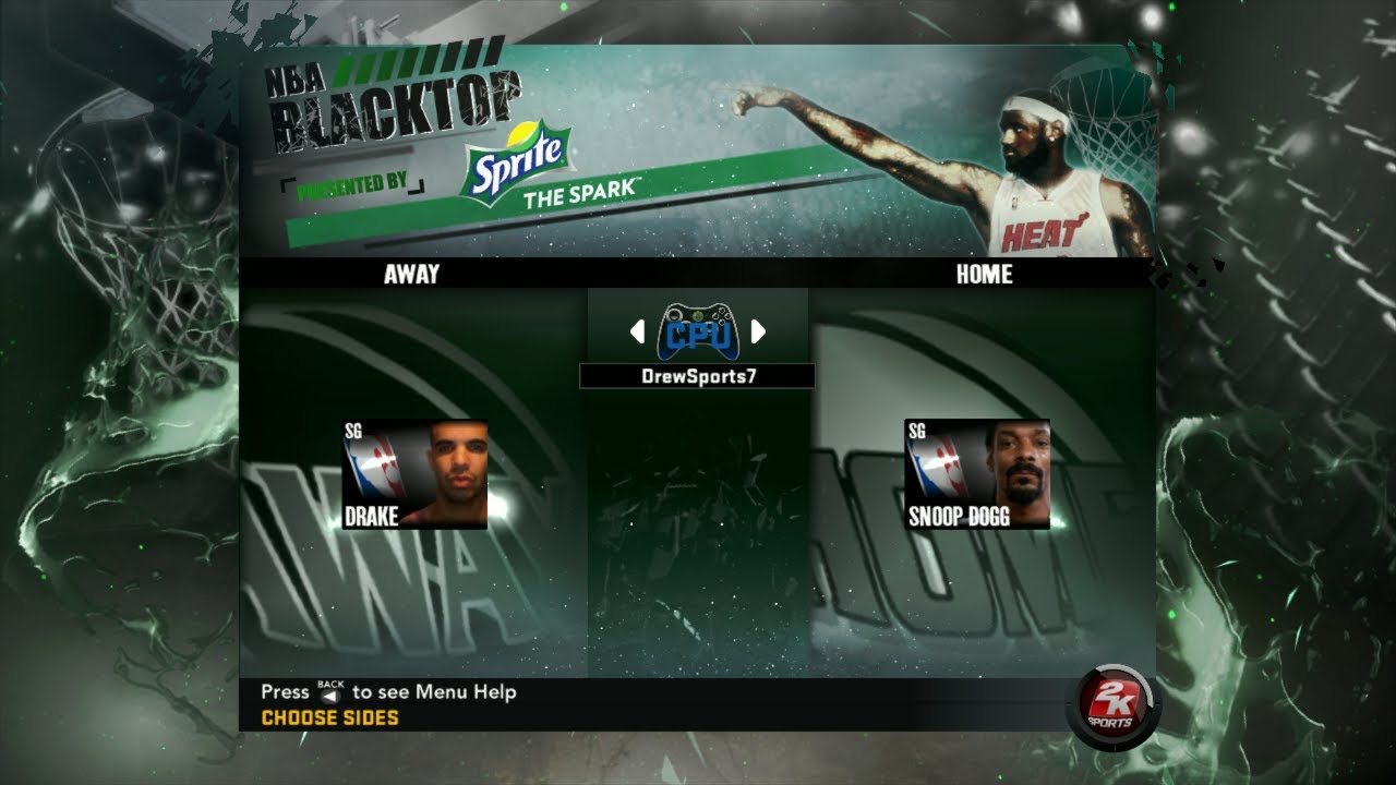 NBA 2K11 - Drake vs Snoop Dogg - NBA Blacktop - YouTube