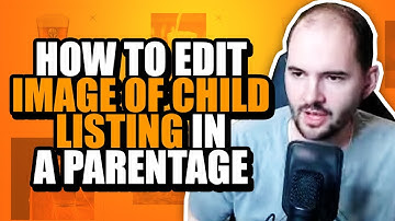 How to Edit Image of Child Listing in a Parentage