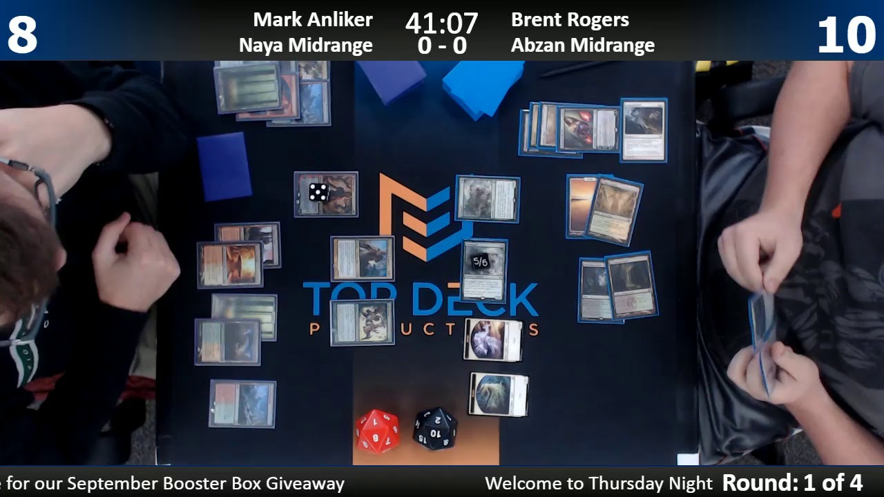 Modern 9/21/17: Mark Anliker (Arlinn's Angels) vs. Brent Rogers (Abzan Midrange)