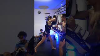 Julie Chen Boxing Training