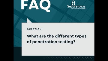 What Are the Different Types of Penetration Tests? #cybersecurity #education