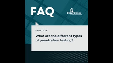 What Are the Different Types of Penetration Tests? #cybersecurity #education