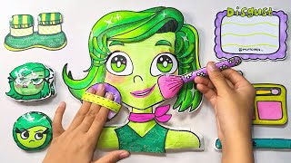 [🍅Paper diy🍅] INSIDE OUT 2 Disgust Blind Bag | Makeup + Skincare + Outfit | ASMR