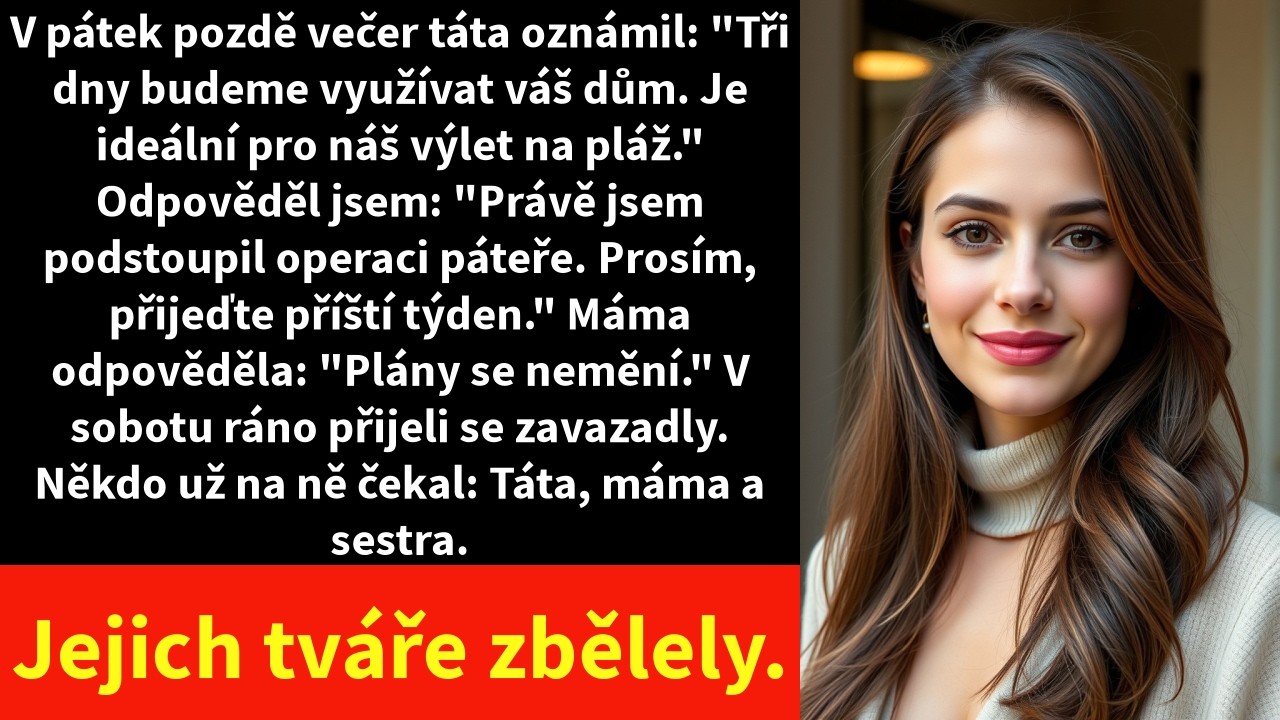 Když jsem slyšela, jak manžel říká "Plány se nemění", myslela jsem, že jsem jen špatně slyšela. Lékař mi právě oznámil, že potřebuji operaci, a on mi balil tašku na pláž. Psala jsem mu, že nemá...