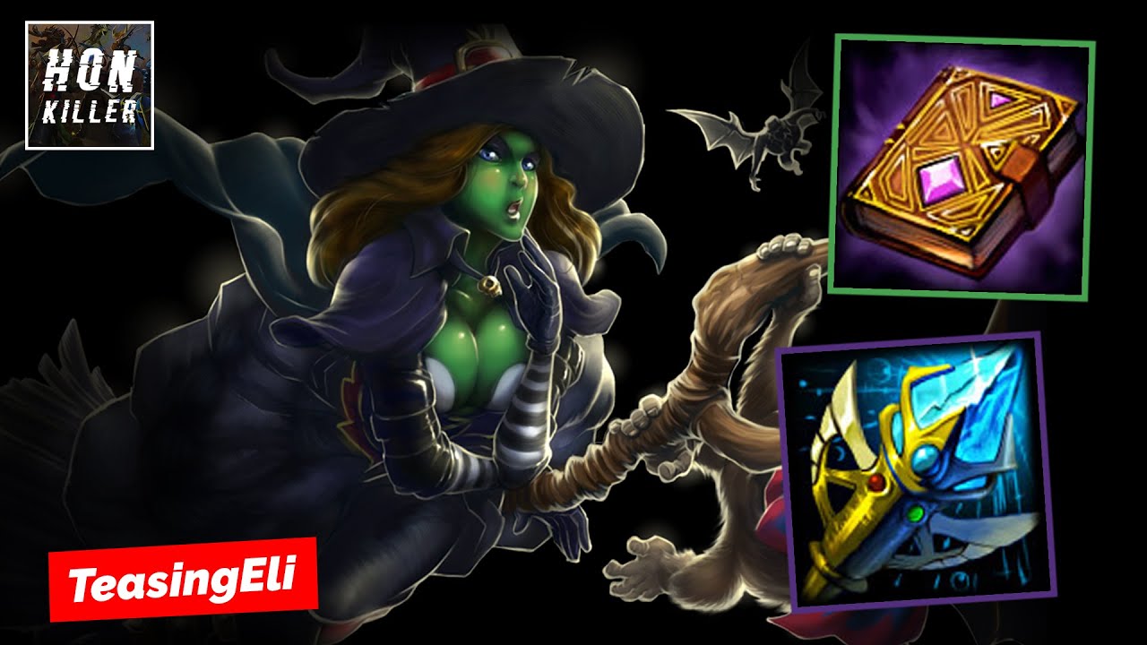 HoN Wretched Hag GRIMOIRE OF POWER with STAFF OF THE MASTER