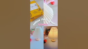 How to Install the Korean Pleated Table Lamp?#diyornaments #craftblogger #craftyideas #craftycorner