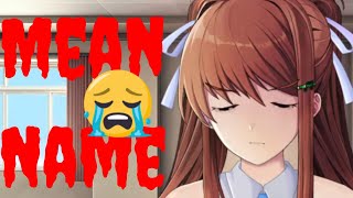 Giving Monika Nicknames You Commented 2 Monika Starts Crying Monika After Story Mod