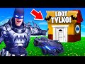 🔥Tylko LOOT z DOMKU BATMANA CHALLENGE w Fortnite Sezon 7