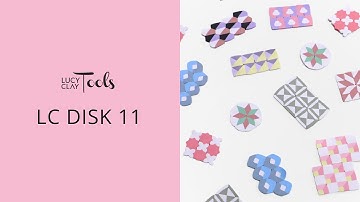 LC Disk 11 polymer clay patterns