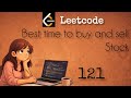 Leetcode 121 Best time to buy and sell stock| java | Let's Learn Together