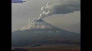 Timelapse del volcán Cotopaxi, cámara Sincholagua, 05/01/2023