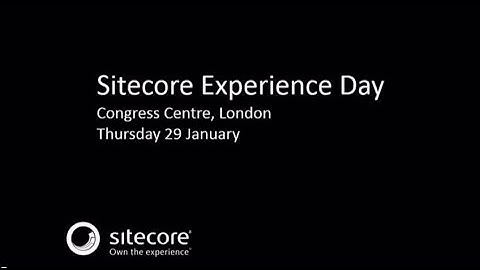 Join us at the Sitecore Experience Day - 29th January 2015