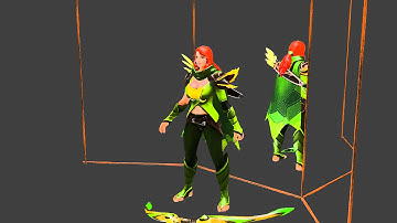 Blender Dota 2 Item Demonstration booth